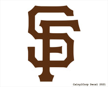Load image into Gallery viewer, San Francisco Giants Vinyl Sticker Decals.
