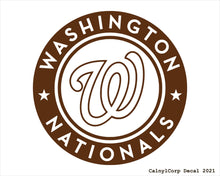 Load image into Gallery viewer, Washington Nationals Vinyl Sticker Decals
