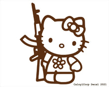 Load image into Gallery viewer, Kiti AK Machine Gun Vinyl Sticker Decals.
