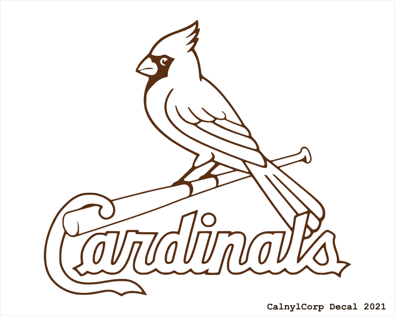 St. Louis Cardinals Vinyl Sticker Decals