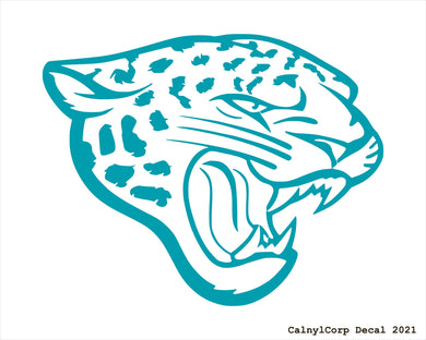 Jacksonville Jaguars Vinyl Sticker Decals.