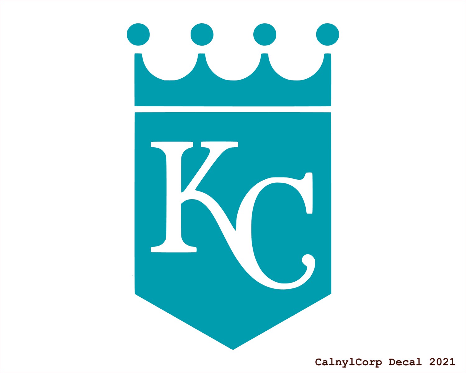 Kansas City Royals Sticker Decal Vintage Logo - Die Cut - Foto 8