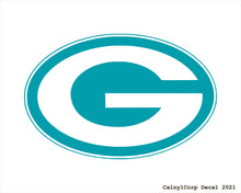 Load image into Gallery viewer, Green Bay Packers Vinyl Sticker Decals.
