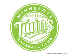 Load image into Gallery viewer, Minnesota Twins Vinyl Sticker Decals.
