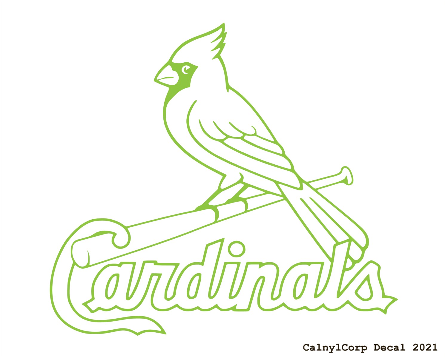 St. Louis Cardinals Bumper Sticker - Special Order - Caseys