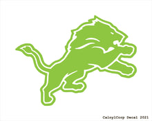 Load image into Gallery viewer, Detroit Lions Vinyl Sticker Decals.

