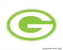 Load image into Gallery viewer, Green Bay Packers Vinyl Sticker Decals.
