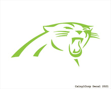 Load image into Gallery viewer, Carolina Panthers Vinyl Sticker Decals.
