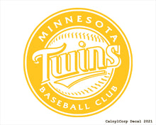 Load image into Gallery viewer, Minnesota Twins Vinyl Sticker Decals.
