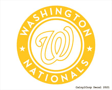 Load image into Gallery viewer, Washington Nationals Vinyl Sticker Decals
