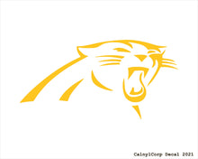 Load image into Gallery viewer, Carolina Panthers Vinyl Sticker Decals.
