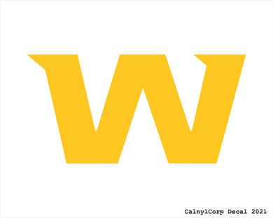 Washington Football Team Vinyl Sticker Decals.