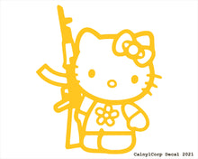 Load image into Gallery viewer, Kiti AK Machine Gun Vinyl Sticker Decals.
