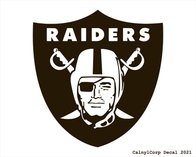 Las Vegas Raiders Vinyl Sticker Decals.