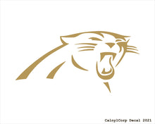 Load image into Gallery viewer, Carolina Panthers Vinyl Sticker Decals.
