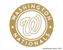 Load image into Gallery viewer, Washington Nationals Vinyl Sticker Decals
